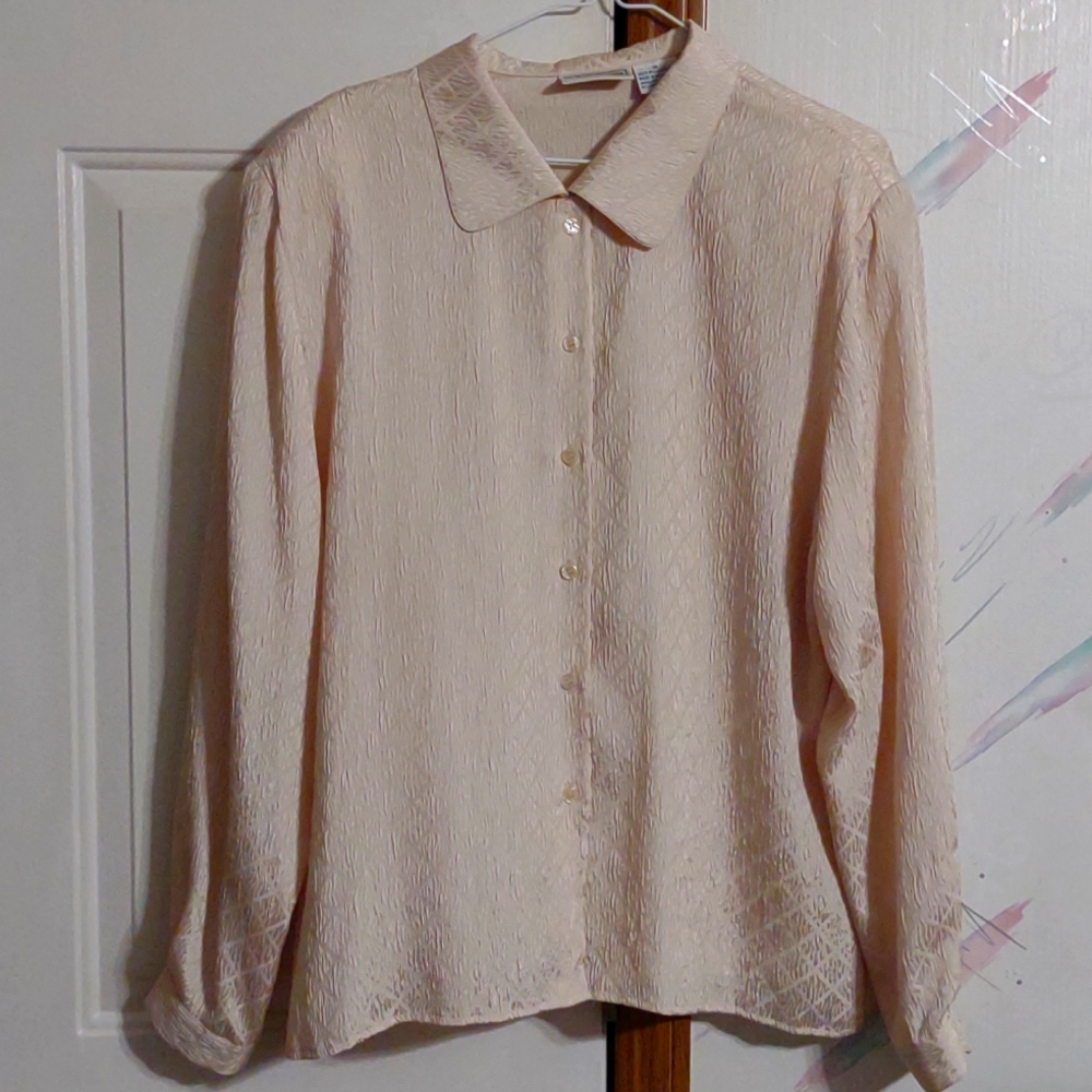 Beige blouse Evan-Picone